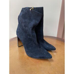 Donna Karan Women's Black Platform Ankle Booties Size 9M (F114)